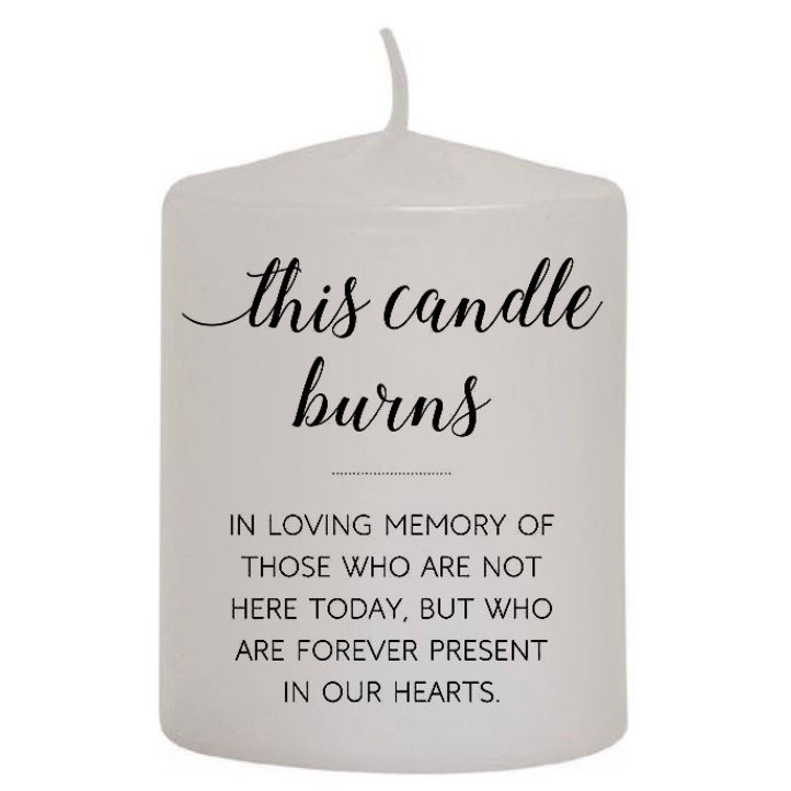 This candle burns (RIP) Candle