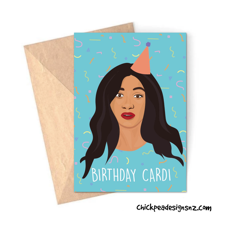 Birthday Cardi Card